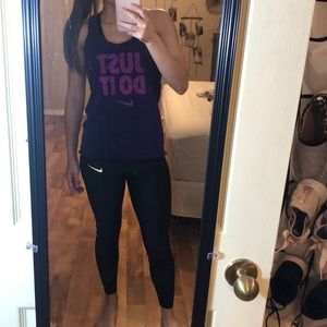 Purple Nike running/workout tank